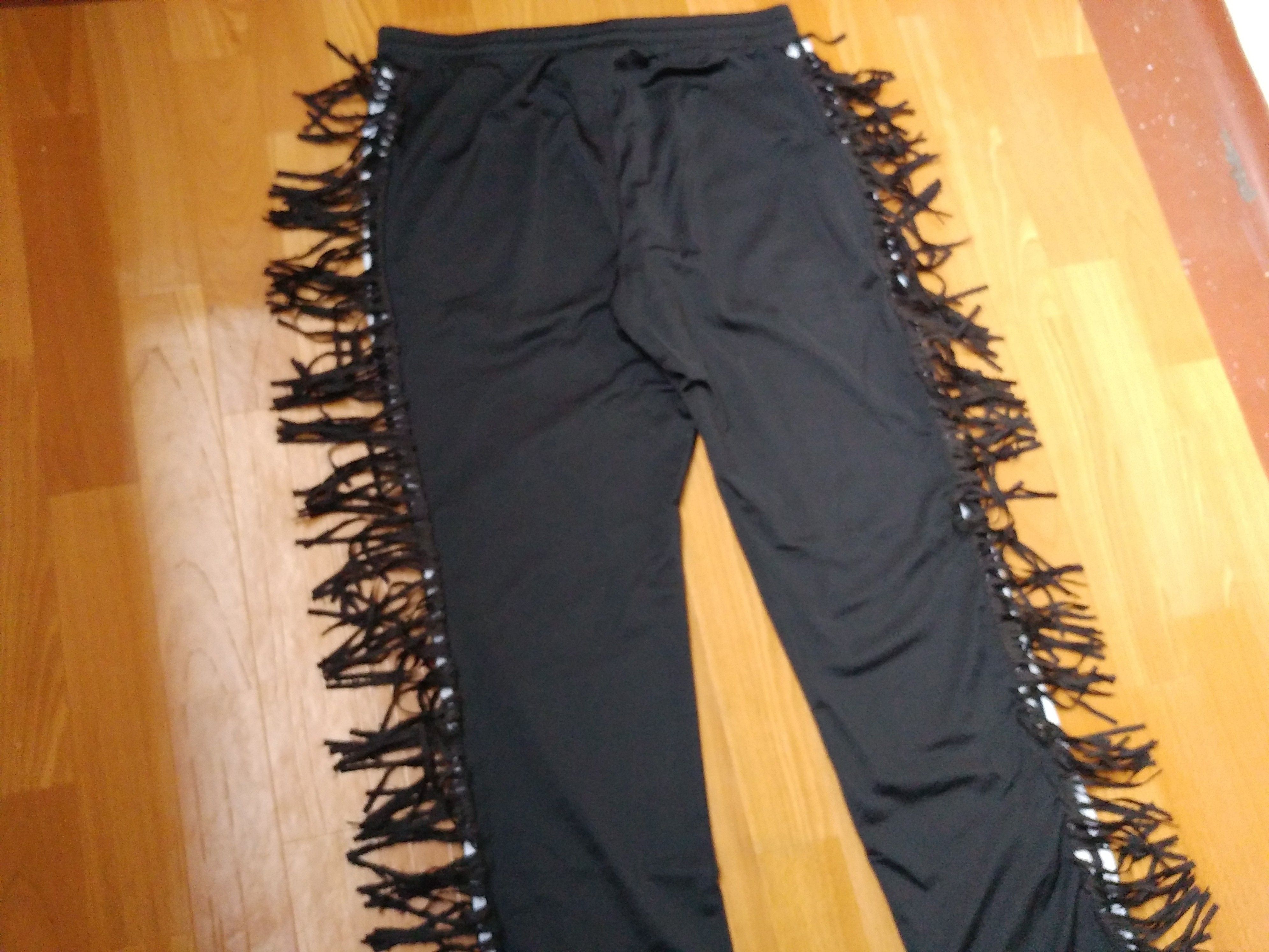 Adidas × Jeremy Scott ADIDAS JEREMY SCOTT TRACK PANTS Fringe Tracksuit O21026 sz M Size US 32 / EU 48 - 16 Thumbnail