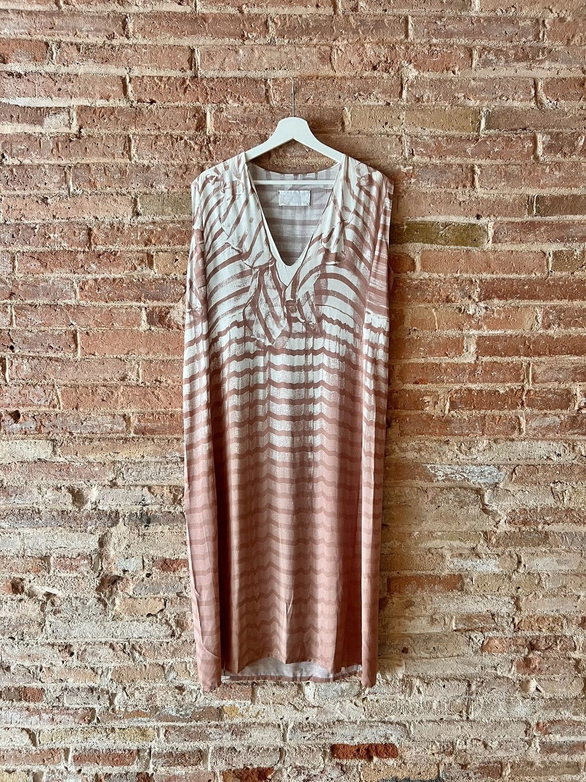 Maison Margiela S\S 1996 TROMPE L’OEIL PHOTO-PRINT RAYON DRESS Size M / US 6-8 / IT 42-44 - 5 Thumbnail