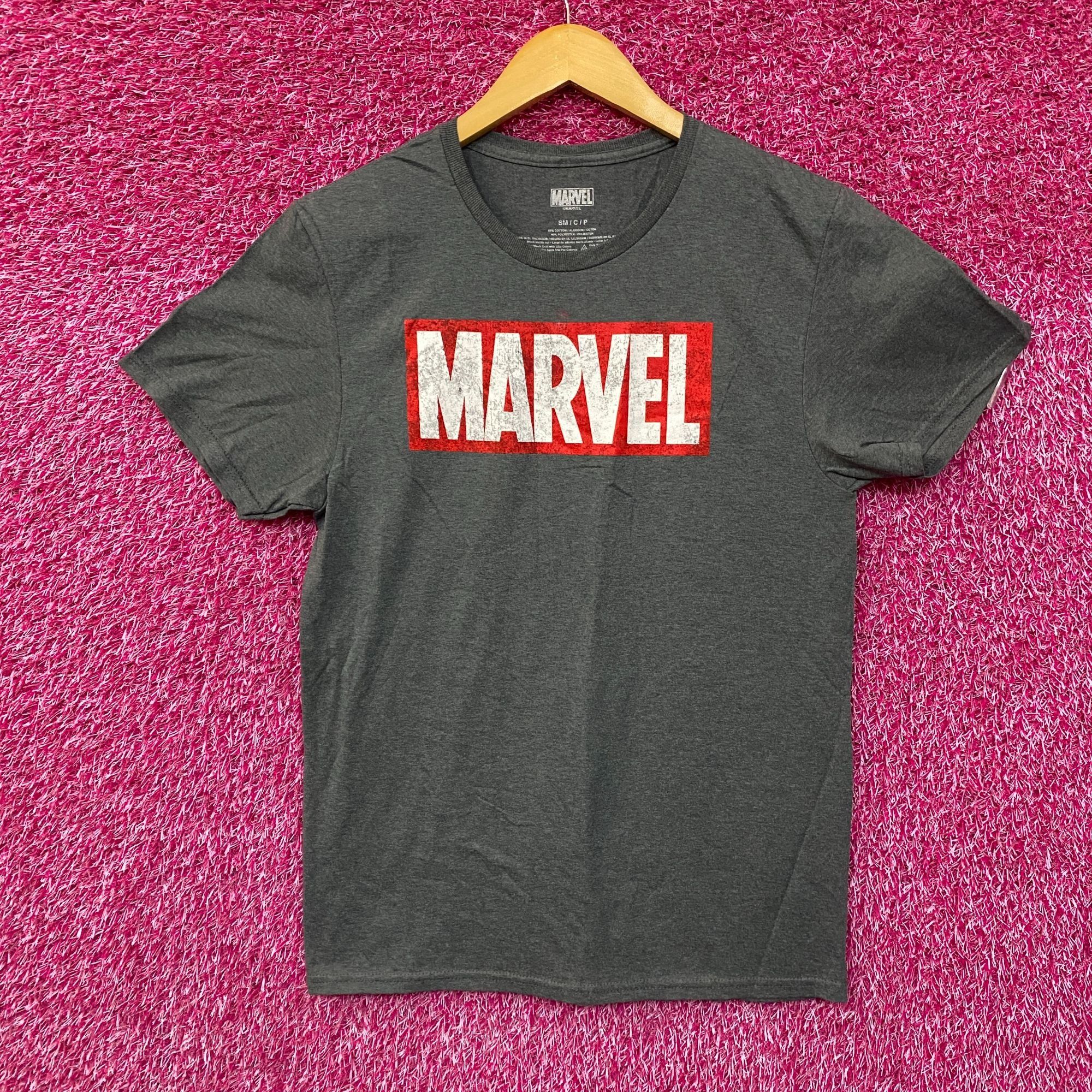 Marvel Comics Marvel Logo Graphic Design T-Shirt SM Size US S / EU 44-46 / 1 - 1 Thumbnail