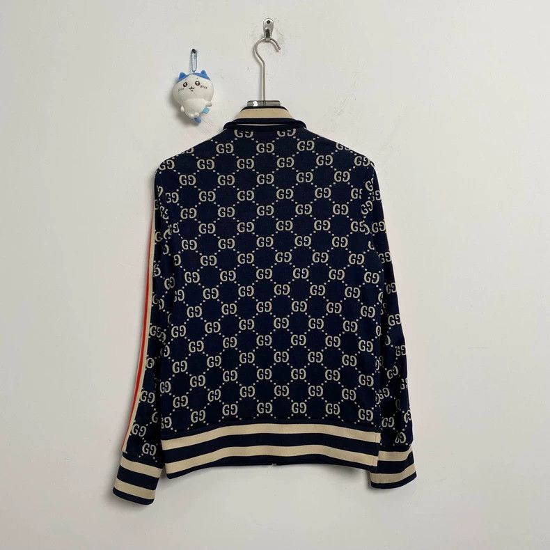 Gucci Gucci Double G full print red and blue jacket 2501-Nextarro Size US S / EU 44-46 / 1 - 3 Thumbnail