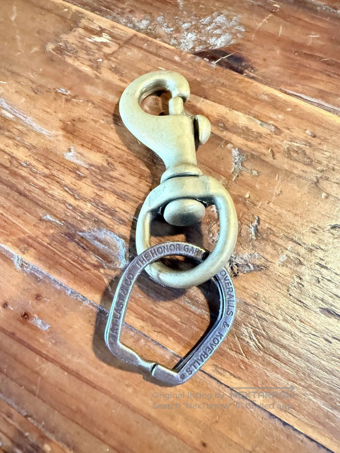 At Last & Co At Last&Co Timeworn Brass Keychain. Size ONE SIZE - 1 Thumbnail