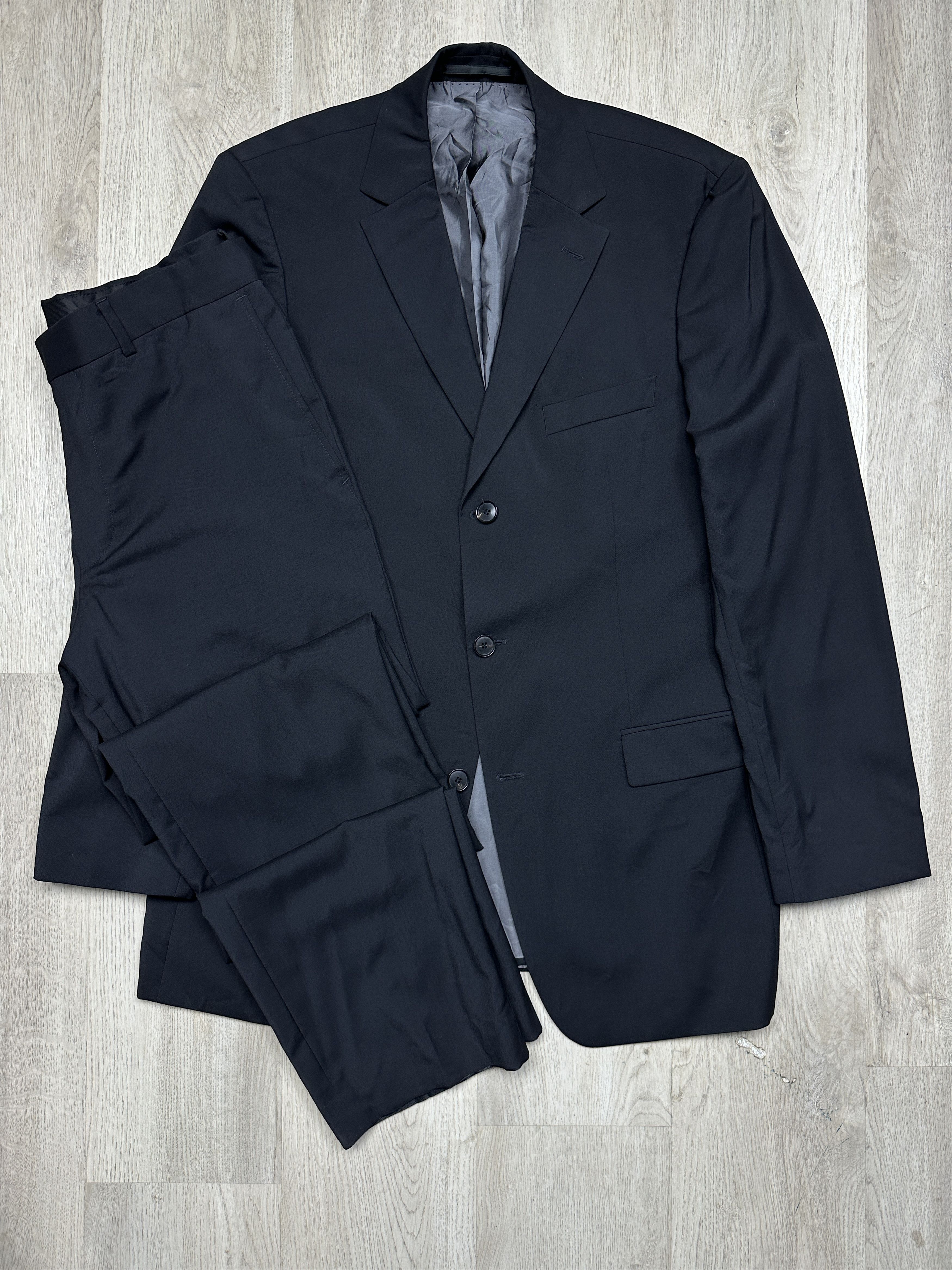 Hugo Boss Hugo Boss Vintage Mens Wool Suit 3 Buttons Blazer + Pants Size 42R - 1 Thumbnail