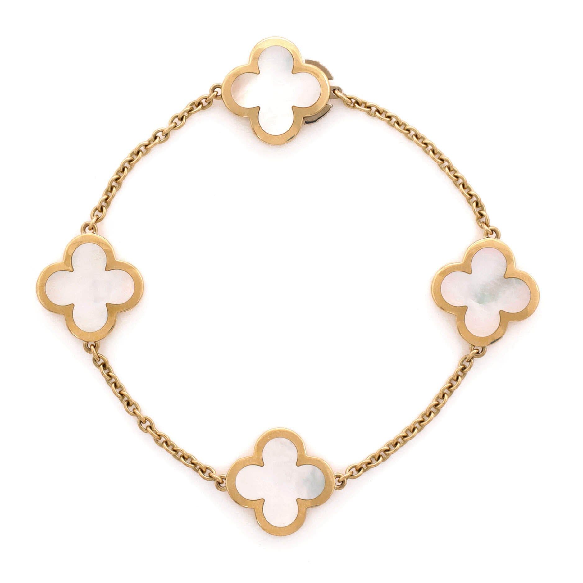 Van Cleef & Arpels Pure Alhambra 4 Motifs Bracelet Size ONE SIZE - 1 Thumbnail