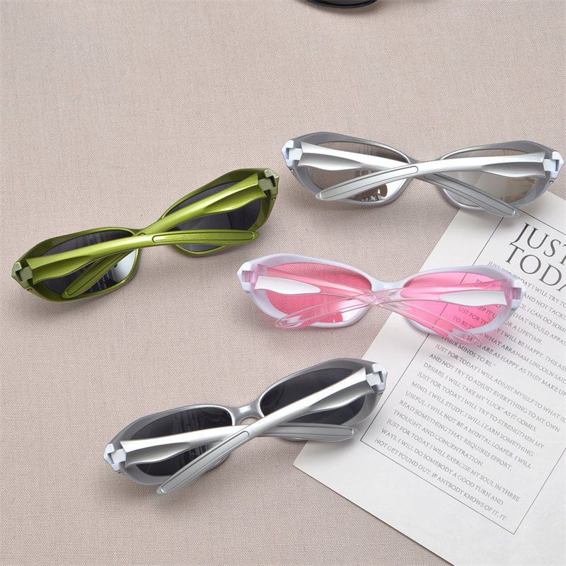 VIBE New Trend Street ins style custom avant-garde sunglasses Size ONE SIZE - 6 Thumbnail