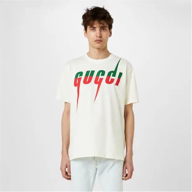 Gucci o1loc1c1125 S/S Over T Shirt Cotton Jersey in Multicolor Size US XS / EU 42 / 0 - 4 Thumbnail