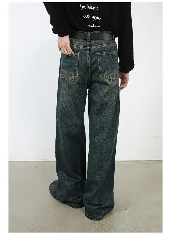 Japanese Brand Hazuki x Kino Loose straight distressed vintage washed jeans Size US 32 / EU 48 - 5 Thumbnail