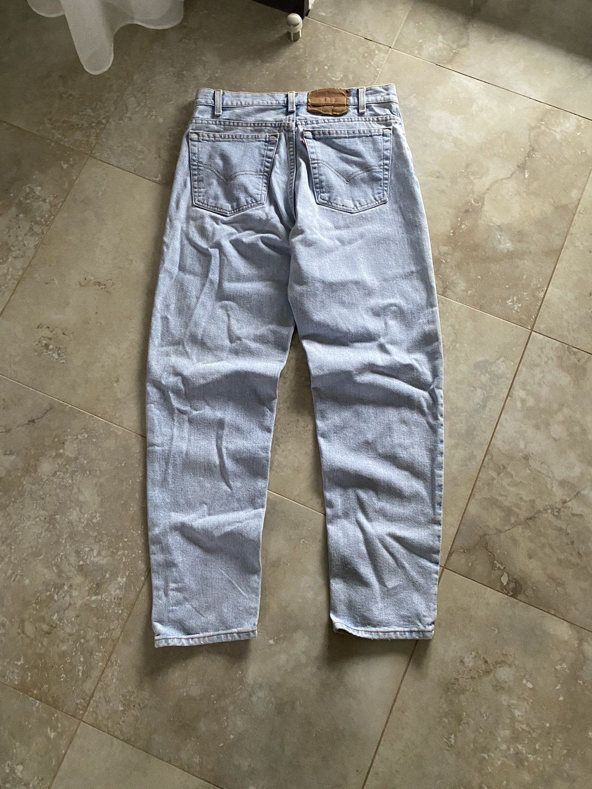 Levi's Vintage Levis 2000s Baggy Jeans Y2K Made in Usa Workwear 550 Size US 32 / EU 48 - 5 Thumbnail