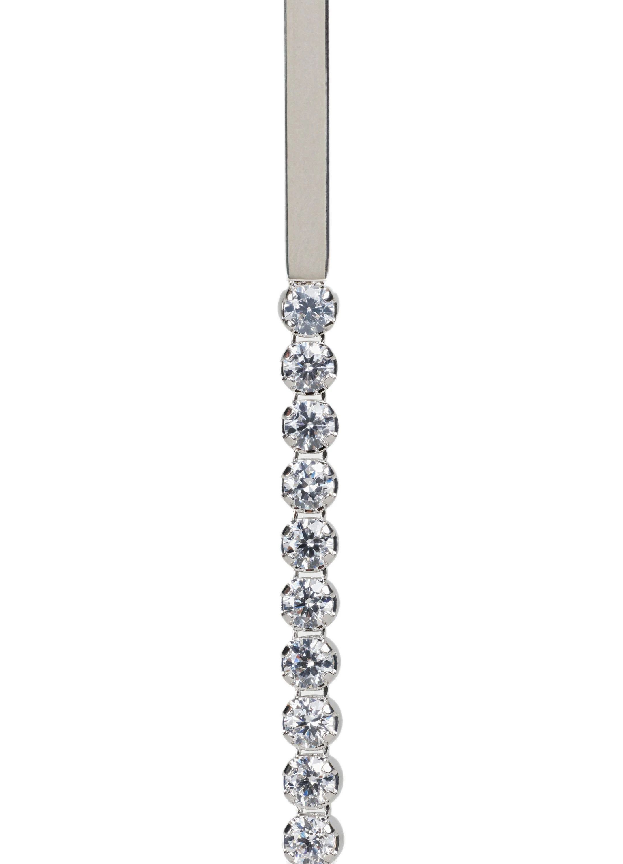 Celine o1bcso1str1024 Size: OS / Crystals Edwige Earrings in Silver Size ONE SIZE - 2 Thumbnail