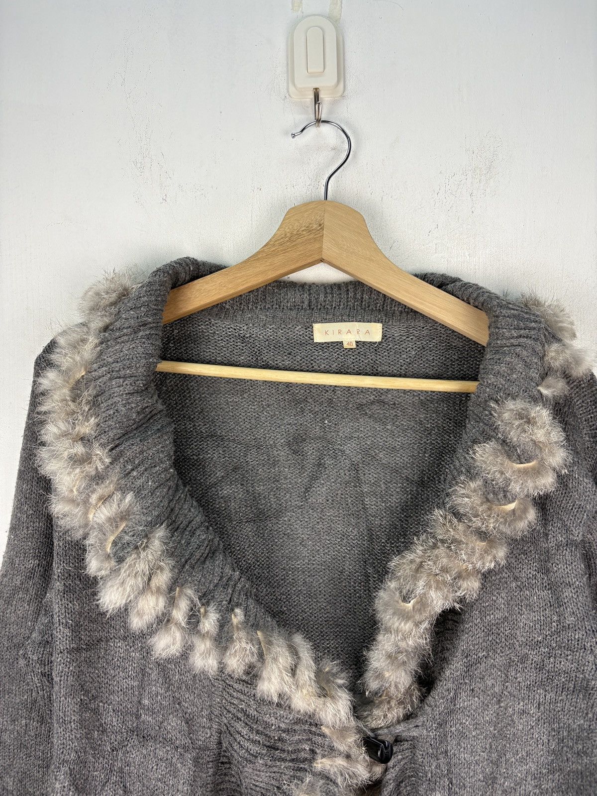 Vintage Steal!! Vintage Faux Fur Cardigan Jacket Shag Shaggy Size US M / EU 48-50 / 2 - 2 Thumbnail