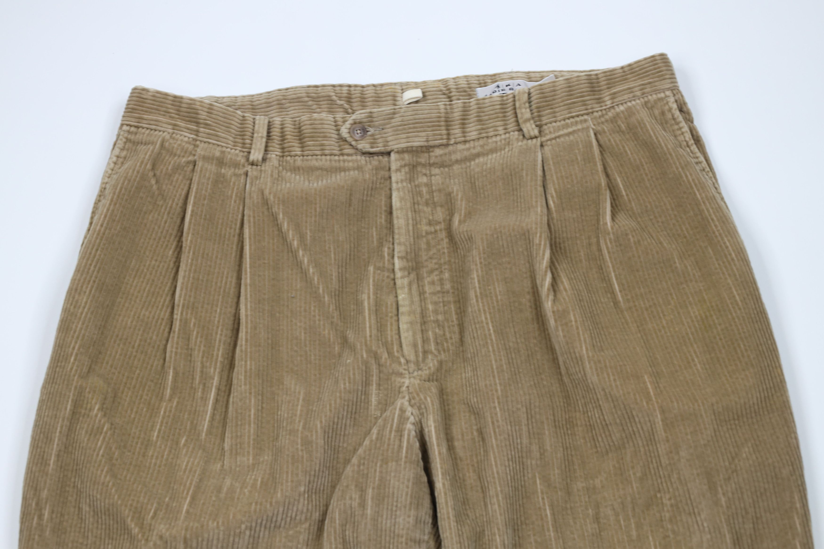 Eddie Bauer Vintage 90s Eddie Bauer Wide Leg Corduroy Chino Pants USA Size US 40 / EU 56 - 2 Thumbnail