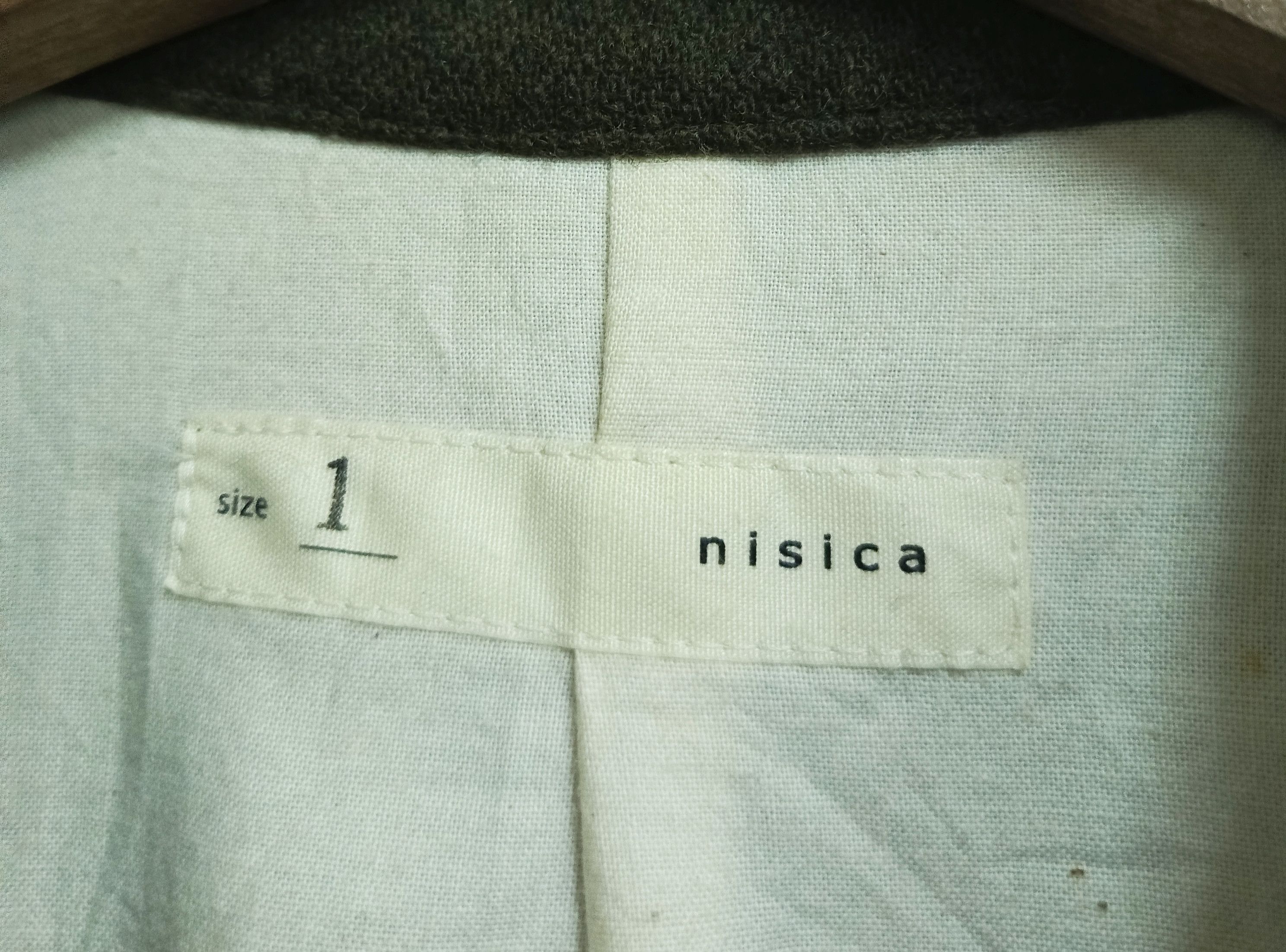 Designer × Japanese Brand Nisica Japan Sack Jacket / Coat - light wool blend Size 34S - 10 Thumbnail