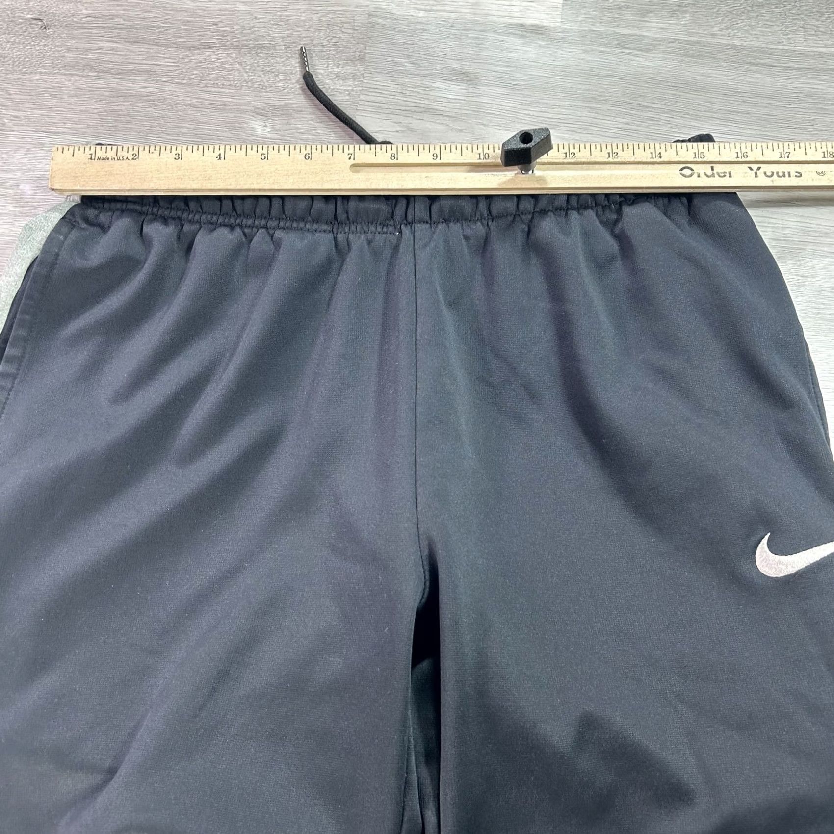 Nike Nike Therma-FIT Track Pants Mens Large Black Colorblock Fleece Athletic Training Pants Size US 33 - 6 Thumbnail