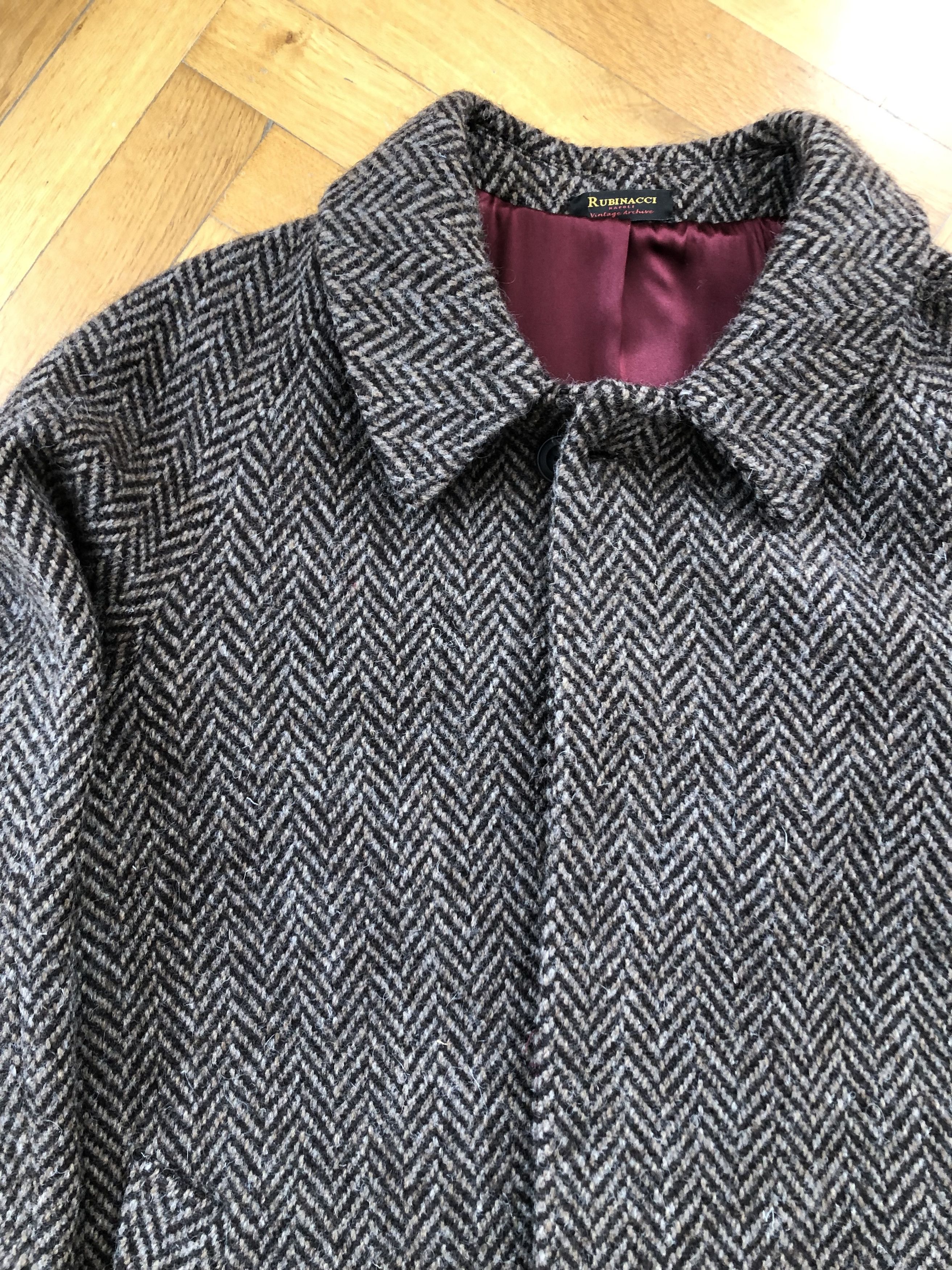 Rubinacci Rubinacci Raglan Tweed Coat (50) Size US M / EU 48-50 / 2 - 2 Thumbnail