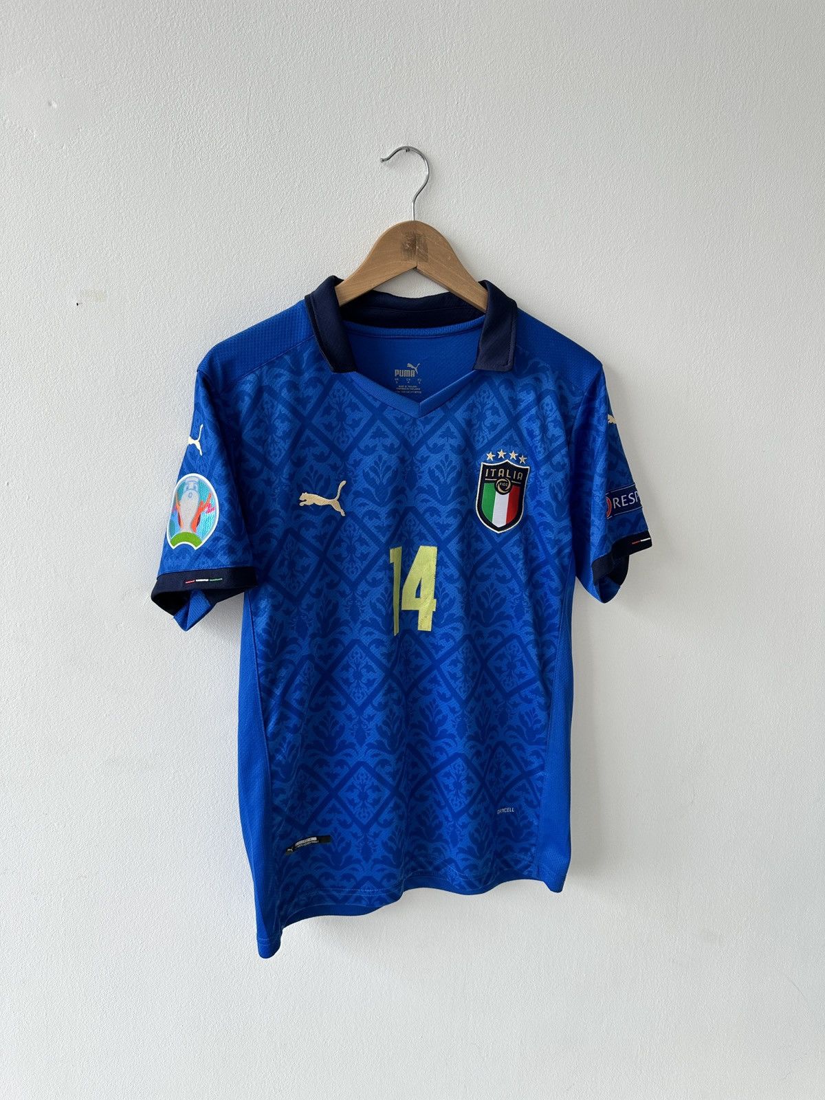 Puma Italy National Team Jersey 2020 Puma #14 Chiesa Size US S / EU 44-46 / 1 - 2 Thumbnail