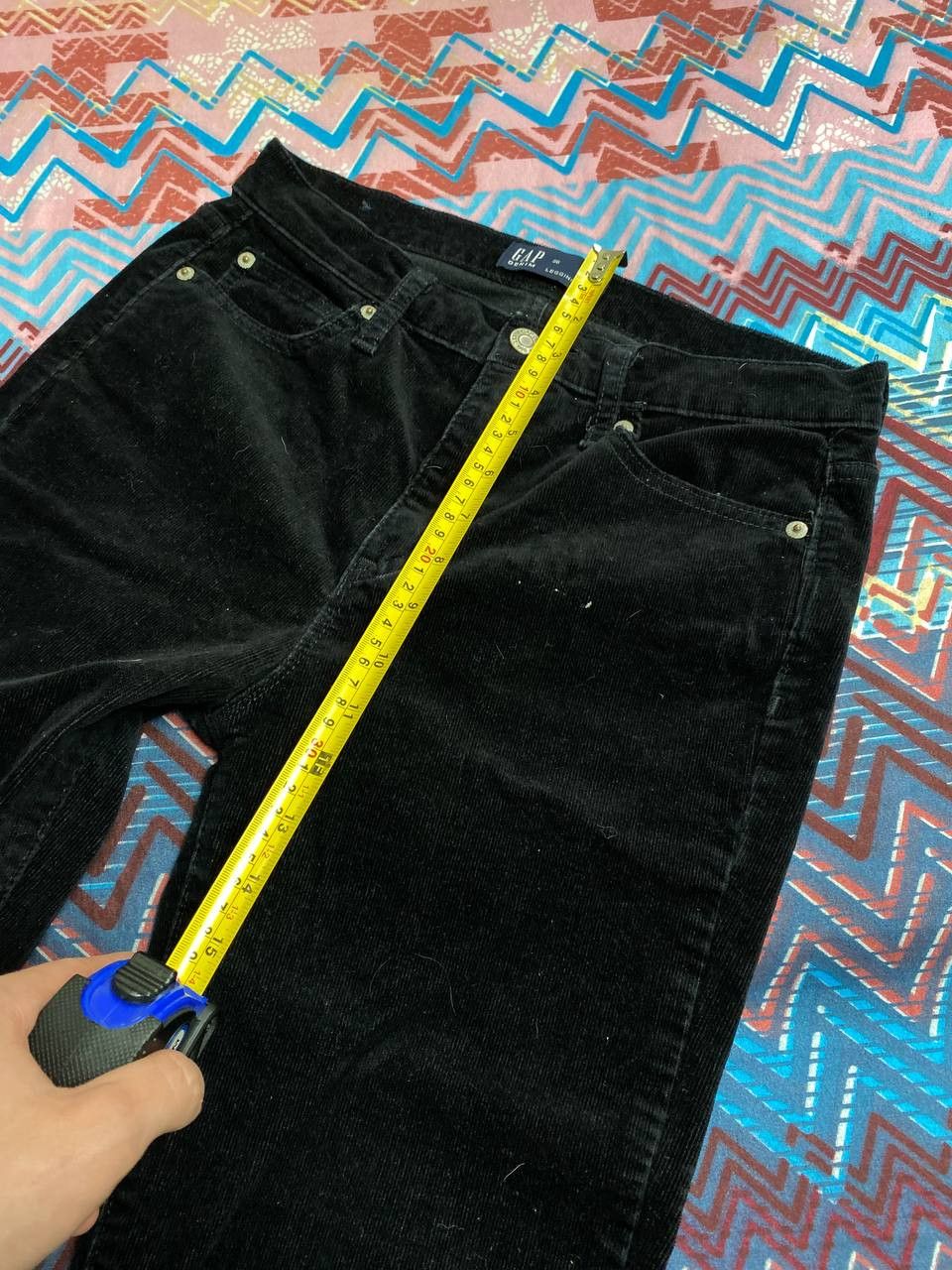 Gap × Vintage Gap Modern Legging Velvet Pant Green Size 36" / US 14 / IT 50 - 10 Thumbnail