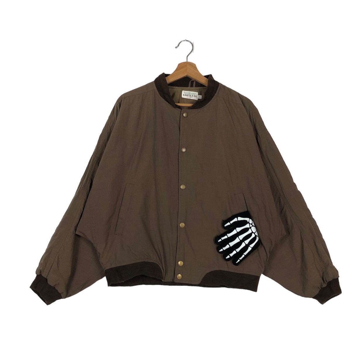 Japanese Brand 🔥VINTAGE BOMBER JACKET GIOVANNI UOMO ISSEY MIYAKE Size US M / EU 48-50 / 2 - 2 Thumbnail