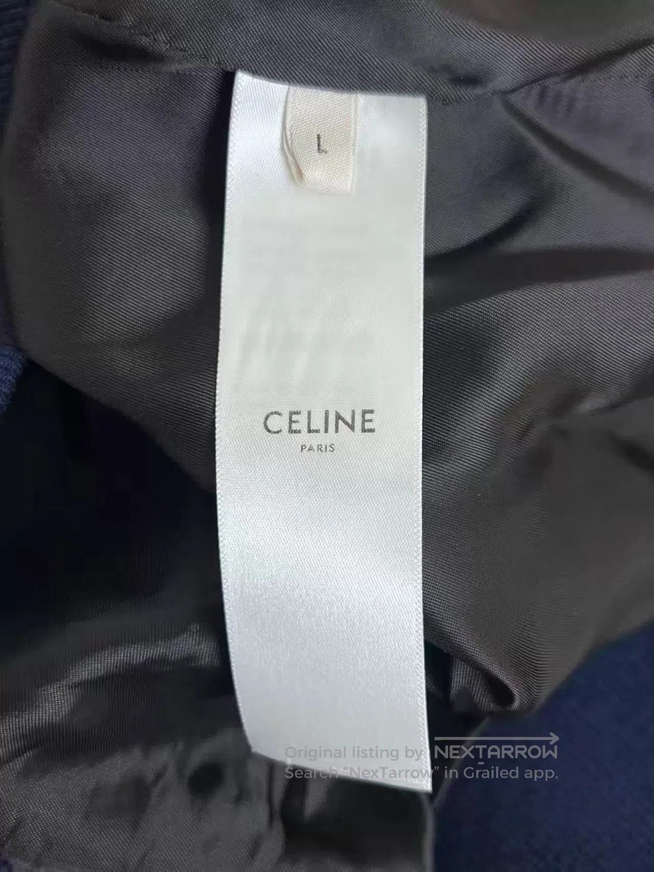 Celine Blue Striped Zip. Size US L / EU 52-54 / 3 - 3 Thumbnail