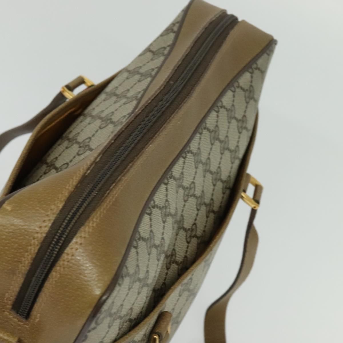 Gucci GUCCI GG Supreme Web Sherry Line Bag Pvc Beige Gold 40 02 Size ONE SIZE - 6 Thumbnail