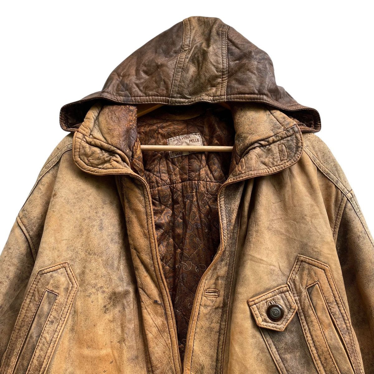 Genuine Leather × Pelle Pelle × Vera Pelle Vera Pelle Lavorazione Artigiana Size US M / EU 48-50 / 2 - 4 Thumbnail
