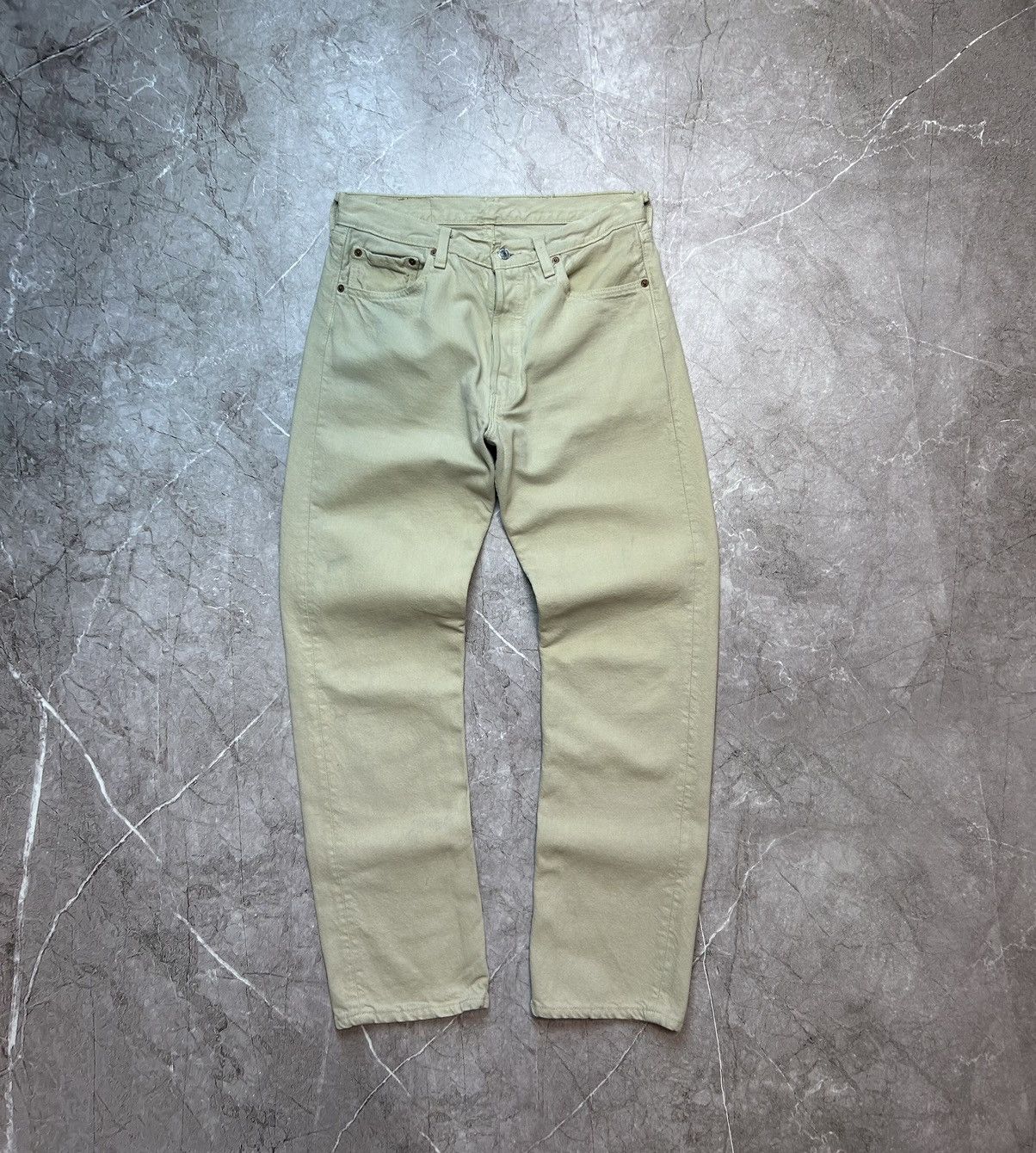 Levi's × Vintage Levis 501 USA Made Vintage Denim Jeans 6572AC Size US 33 - 2 Thumbnail