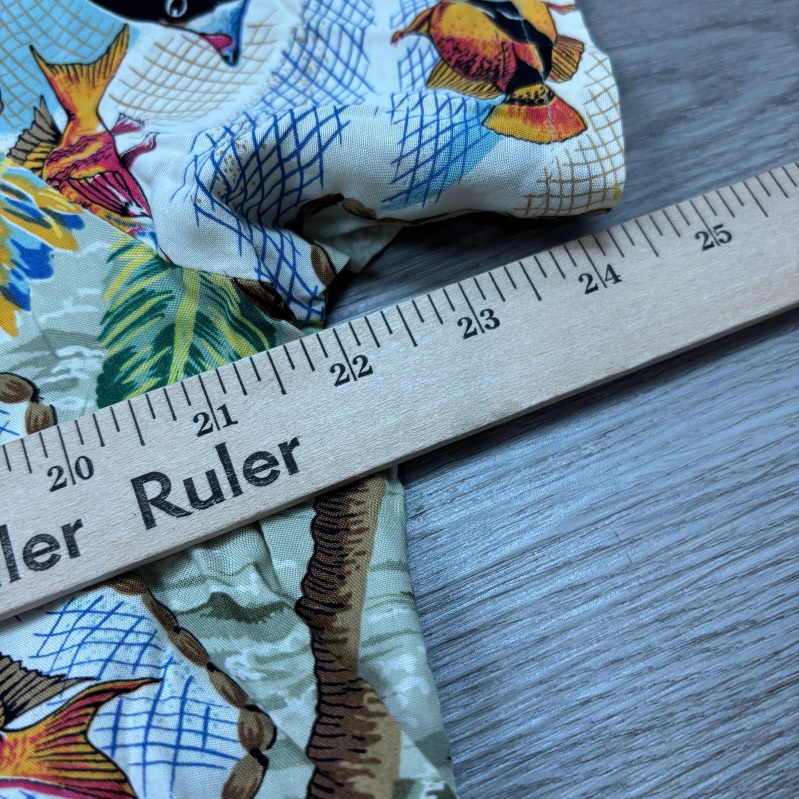 Reyn Spooner × Vintage Vintage Reyn Spooner Hawaiian Palm Tree Fish Shirt Men's S Size US S / EU 44-46 / 1 - 5 Thumbnail
