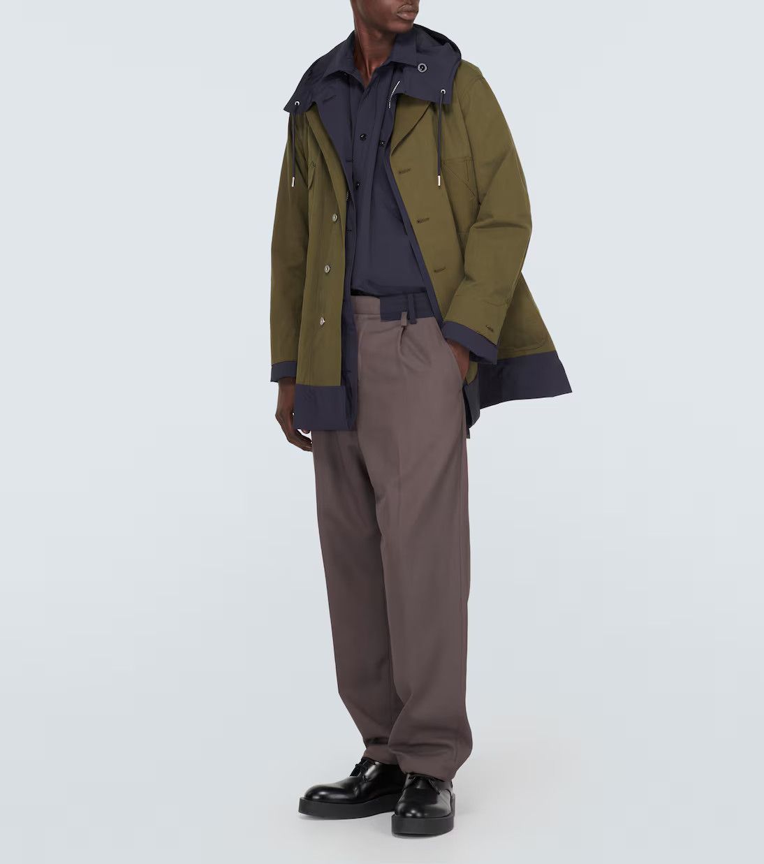 Sacai Sacai Reversible Ripstop Coat Size US L / EU 52-54 / 3 - 7 Thumbnail
