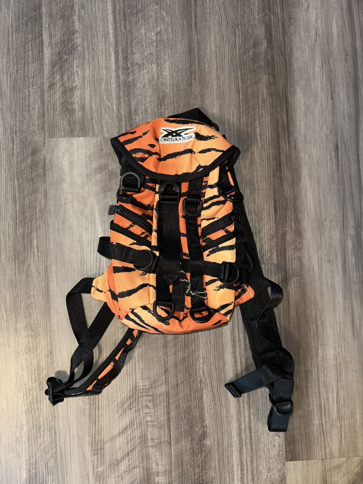 ONITSUKA TIGER P MINI BACK PACK, RARE TIGER COLOR