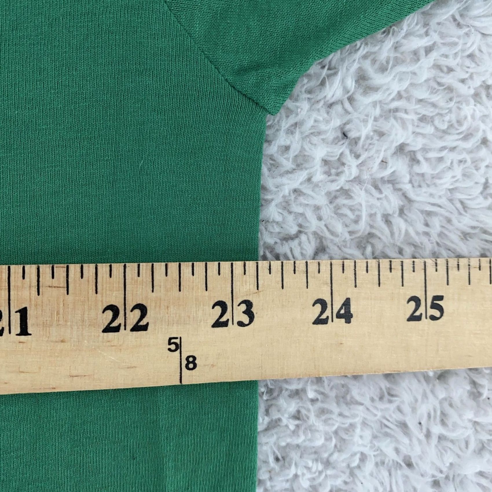 Fruit Of The Loom Fruit of the Loom T-Shirt Green Pocket XL Crew Neck Short Sleeve Solid Cotton Polyester Men Crewneck Pocket Tee Size US XL / EU 56 / 4 - 5 Thumbnail
