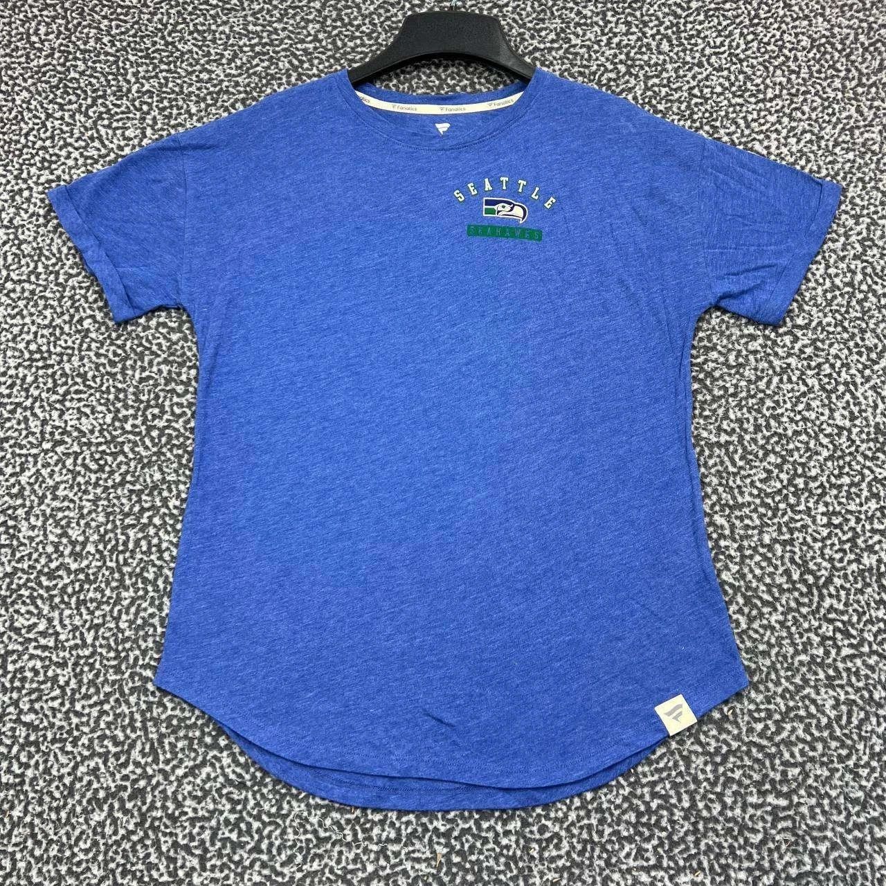 Other Seattle Seahawks Shirt Women Blue Short Sleeve Crew Neck M Size M / US 6-8 / IT 42-44 - 1 Thumbnail