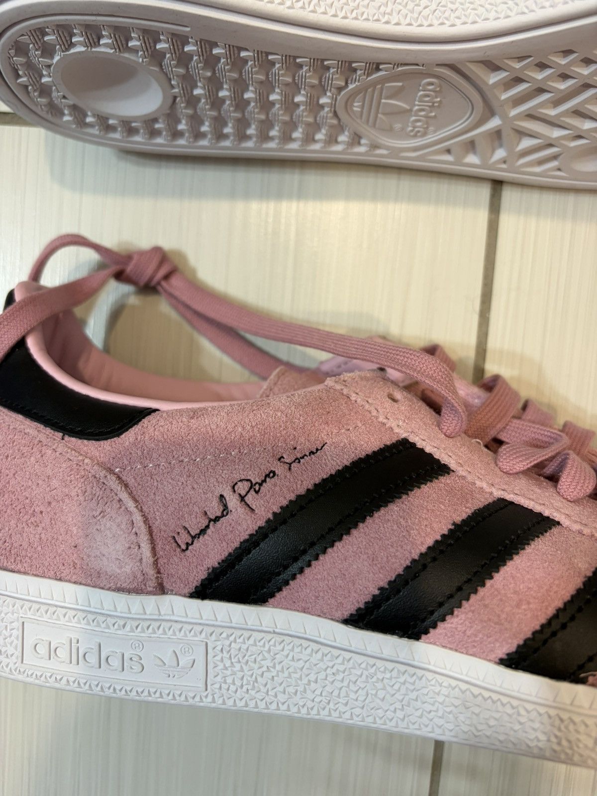 Adidas New in Box Handball Spezial Inter Miami CF pink sneaker Size US 10 / EU 43 - 3 Thumbnail