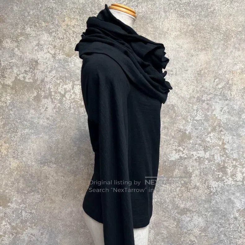 Junya Watanabe Junya Watanabe Cowl Neck Top Size S / US 4 / IT 40 - 2 Thumbnail