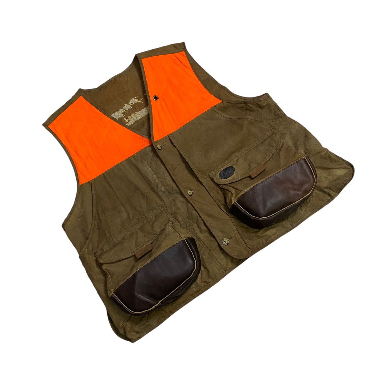 Hunter Cabelas Big Plugger Tin Cloth Seabass Hunting vest Size US XXL / EU 58 / 5 - 12 Thumbnail