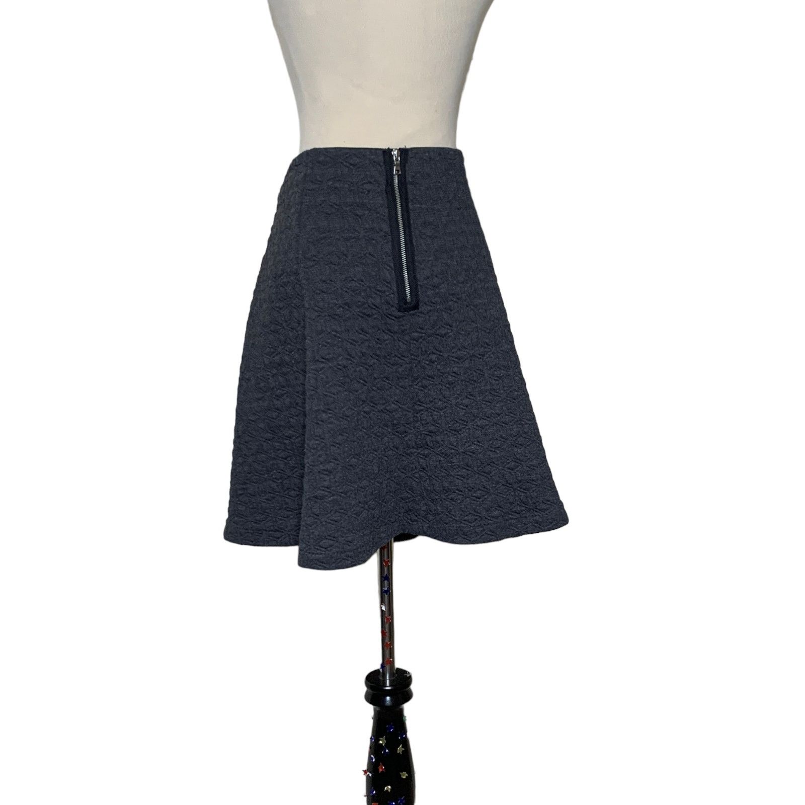 Gap Gap gray A-Line mini skirt size large Size 32" / US 10 / IT 46 - 2 Thumbnail