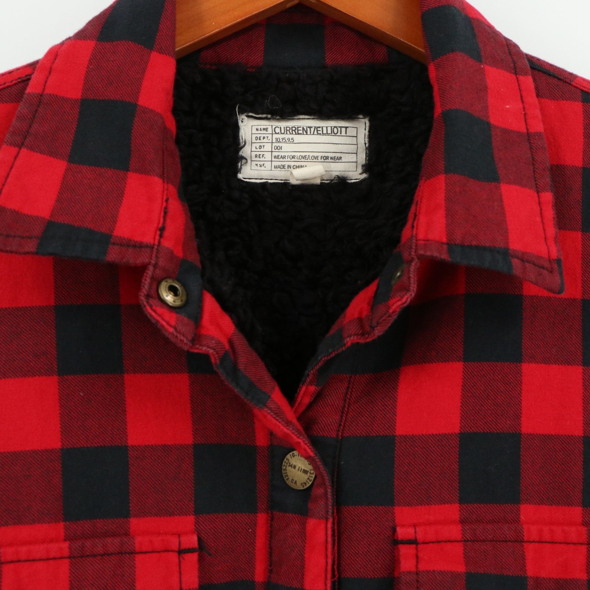 Current/Elliot Current/Elliott Buffallo Plaid Sherpa Lined Workman Shirt Ja Size S / US 4 / IT 40 - 4 Thumbnail