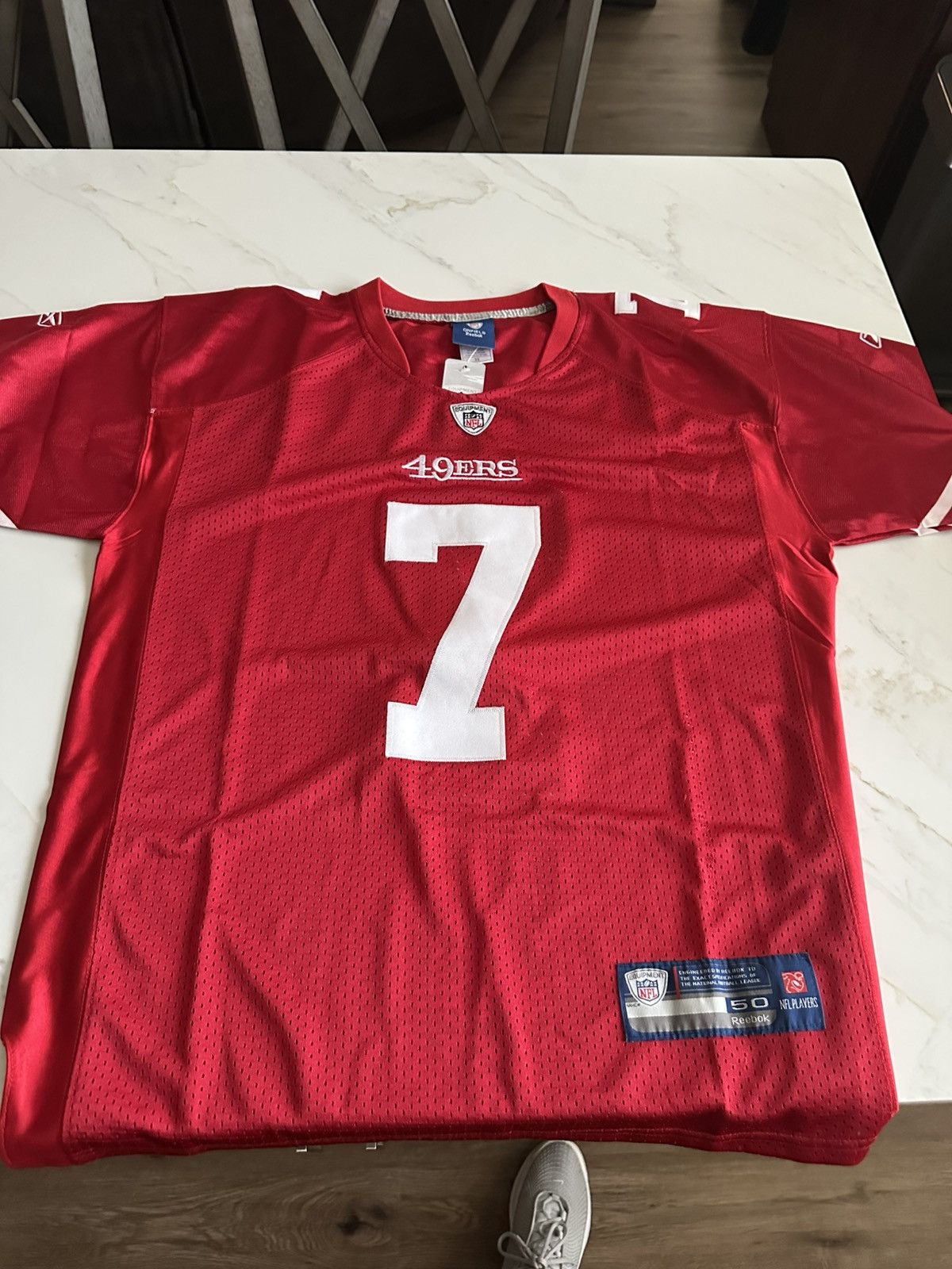 Reebok Reebok Collin Kaepernick Jersey - Size 50 (Large) Size US L / EU 52-54 / 3 - 1 Thumbnail