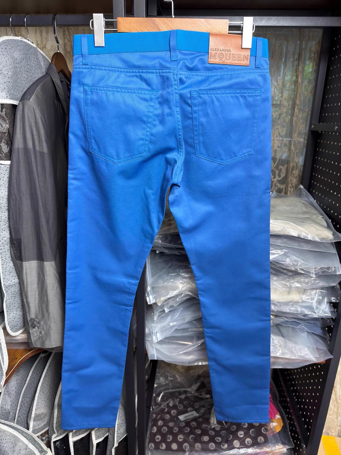 Alexander McQueen Alexander McQueen Cobalt Blue Slim Jeans 48 Size US 32 / EU 48 - 2 Thumbnail