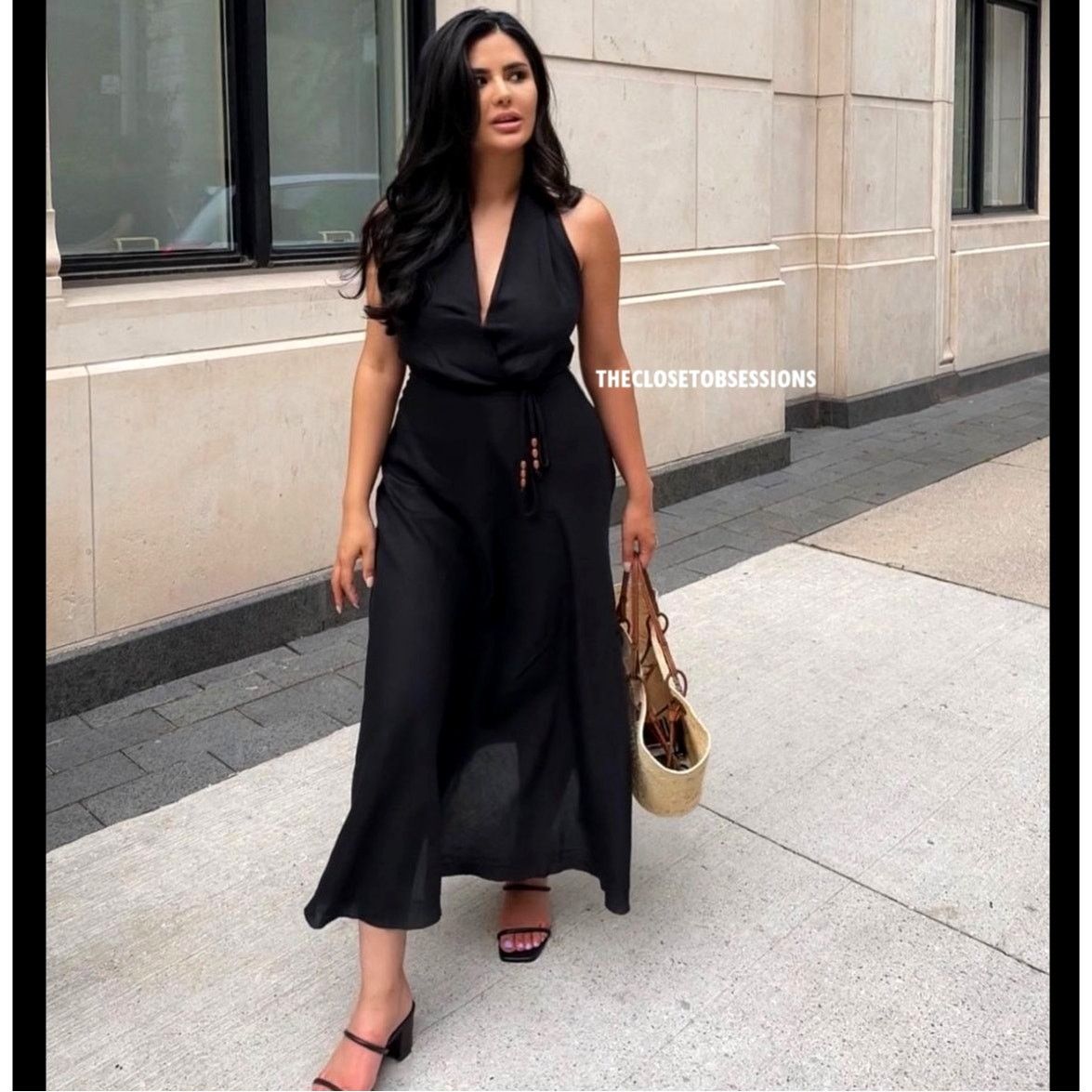 Zara ZARA BLOGGER FAVE!!! Linen Blend Midi Dress NWT Size L / US 10 / IT 46 - 5 Thumbnail
