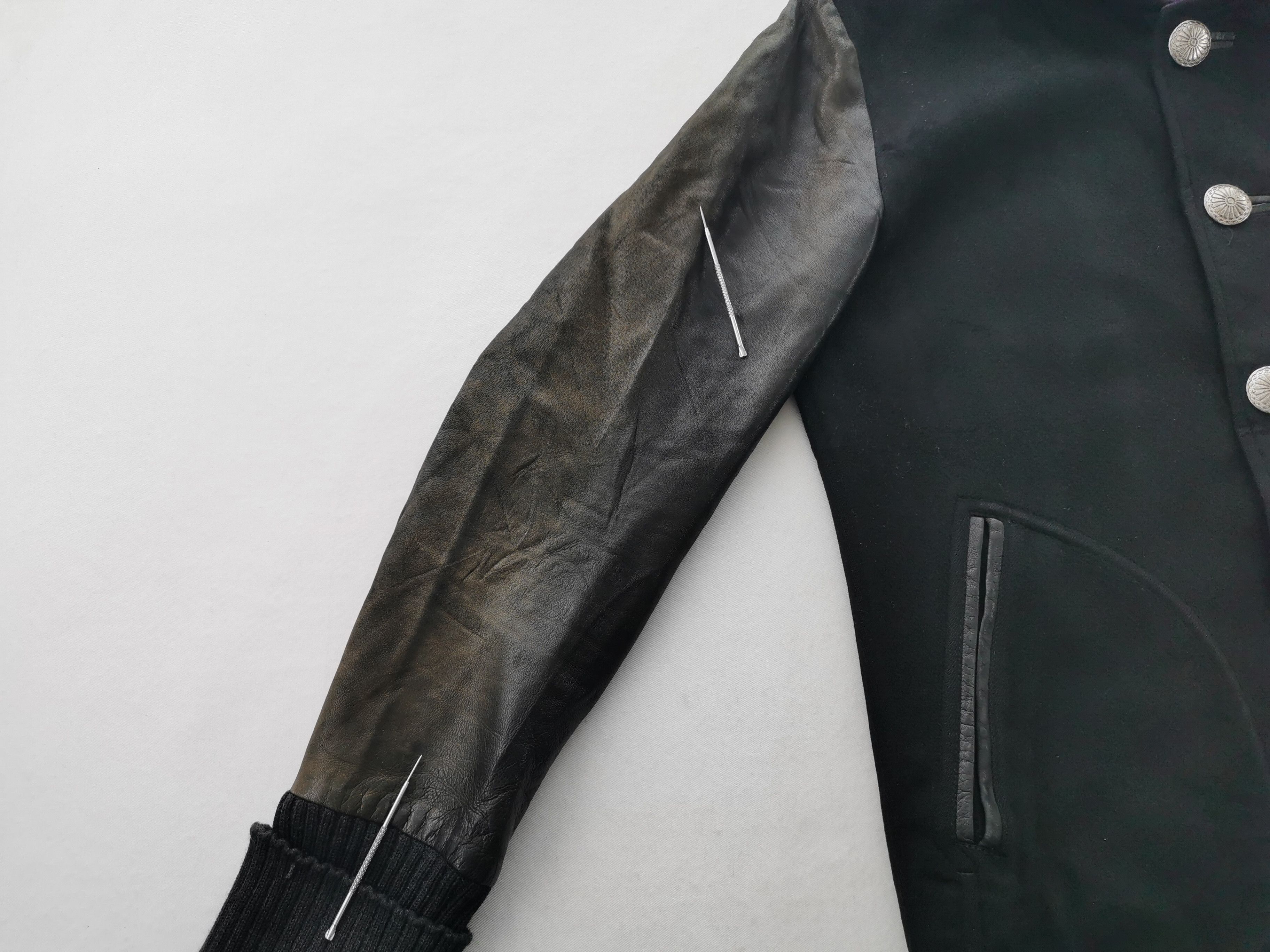 Japanese Brand Distressed Vintage 90s Slow Gun & Co Wool Varsity Jacket Size US M / EU 48-50 / 2 - 7 Thumbnail