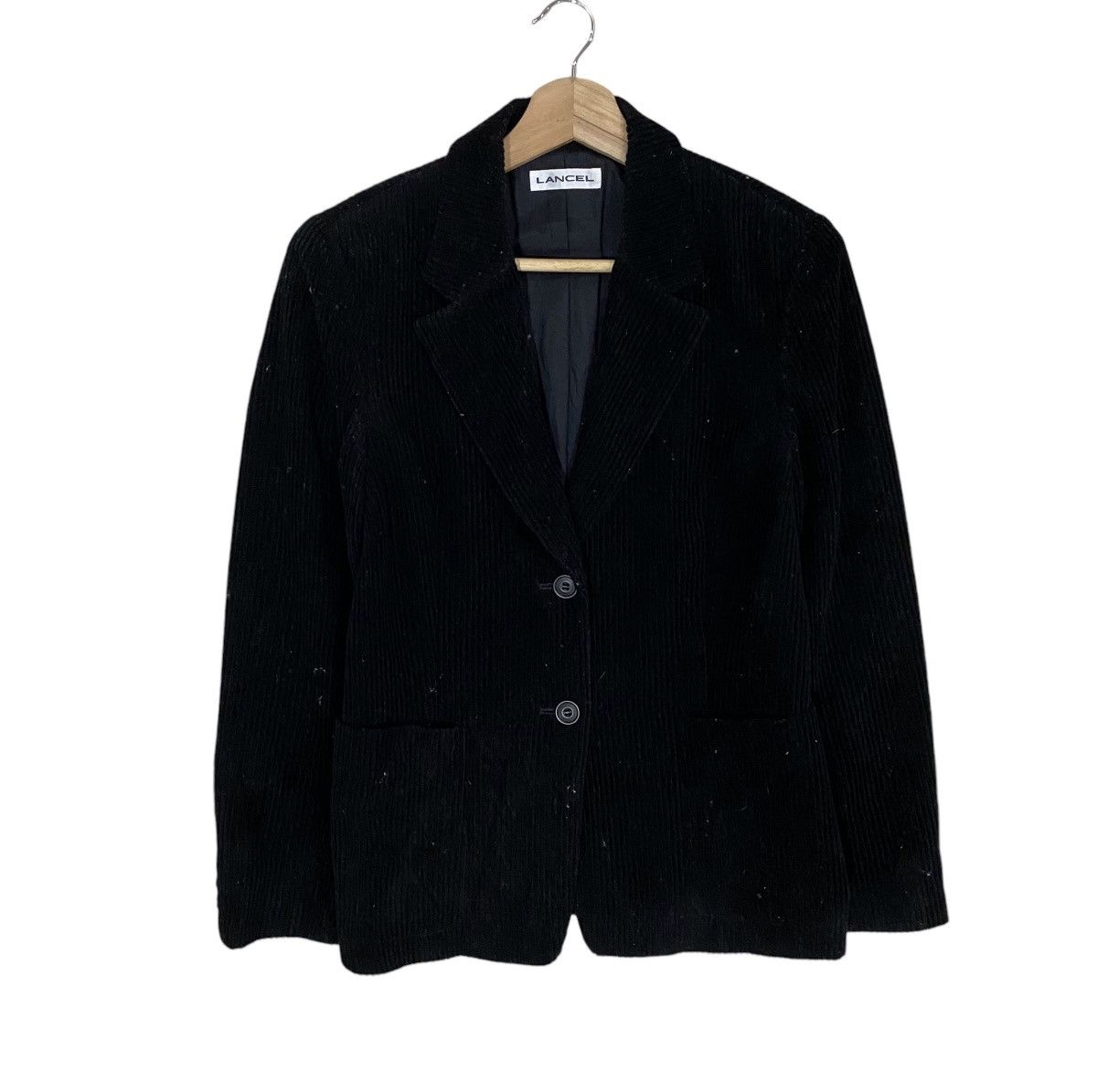 Designer × Lancel × Vintage 🌟VINTAGE LANCEL CORDUROY COATS BLAZER Size S / US 4 / IT 40 - 1 Thumbnail