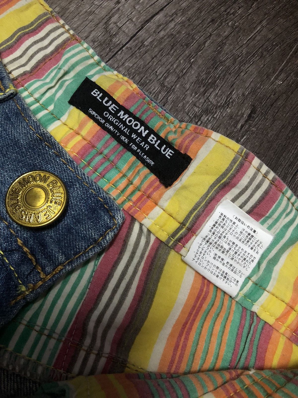 Blue Blue Japan × Hysteric Glamour Vintage Blue Moon Blue Jeans (unisex) Size US 30 / EU 46 - 17 Thumbnail