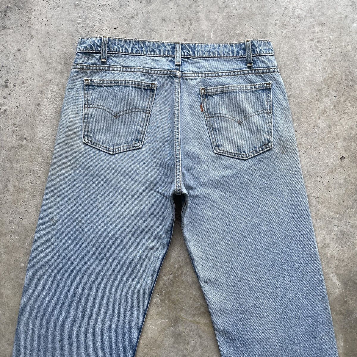 Jean × Levi's 1990s Levis 505 THRASHED Regular Fit Jeans Faded Pants W36 Size US 36 / EU 52 - 10 Thumbnail