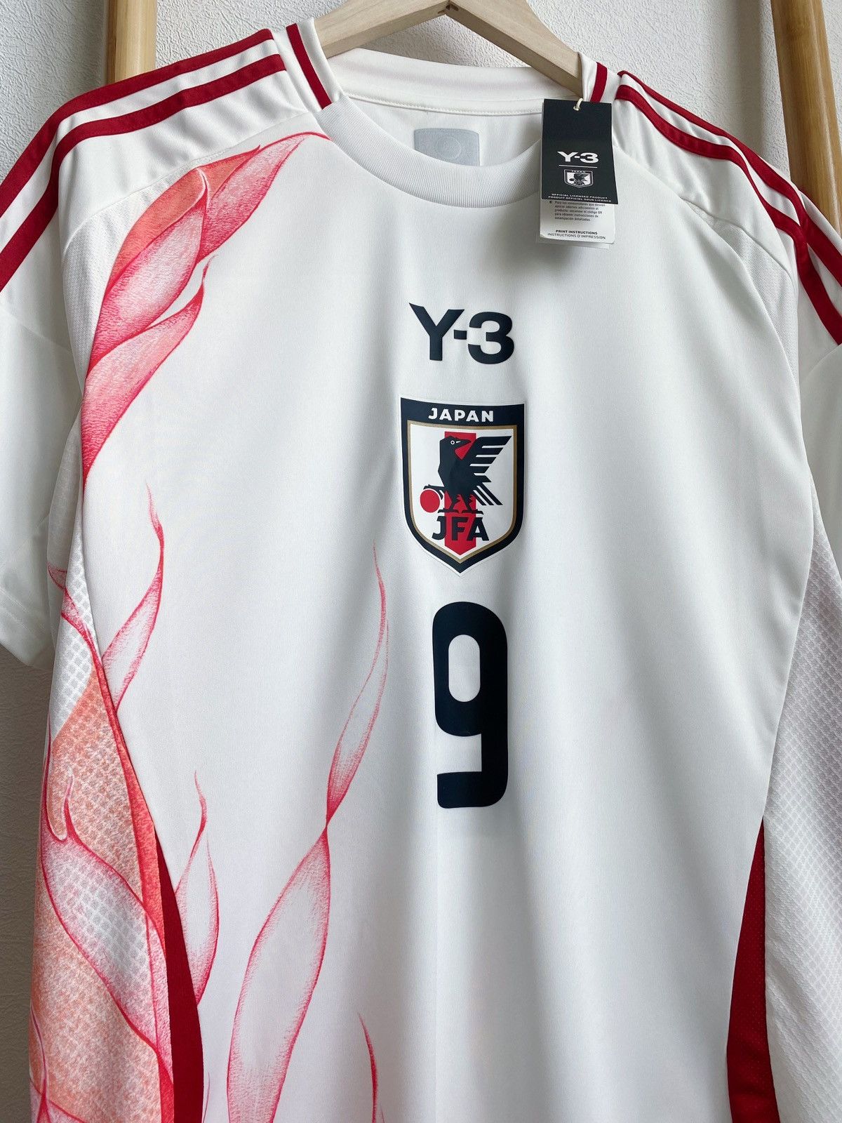 Yohji Yamamoto Adidas x Y-3 Japan Football Jersey 🇯🇵 Size US M / EU 48-50 / 2 - 5 Thumbnail