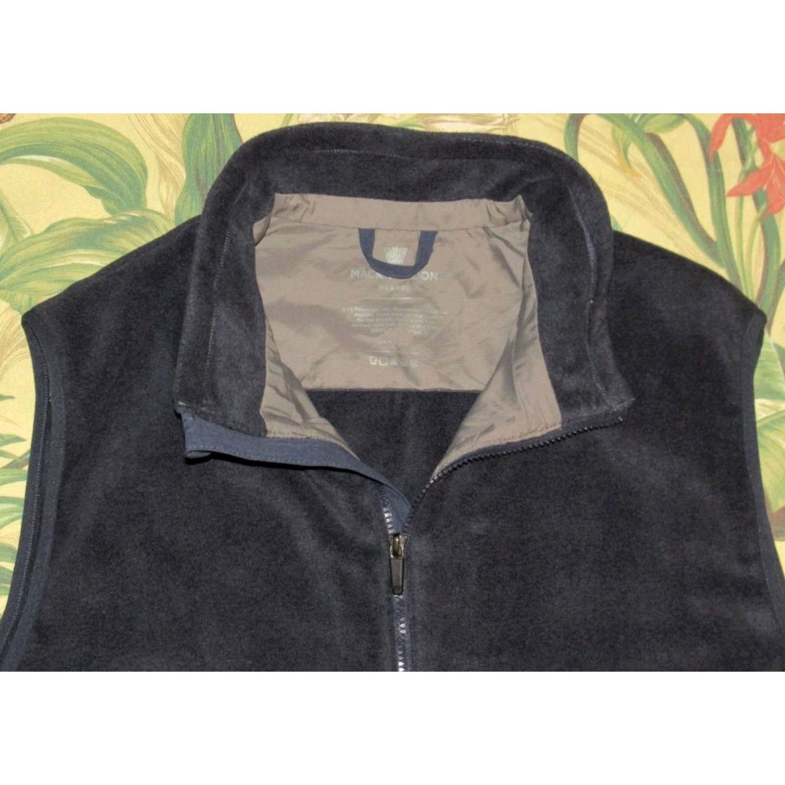 Vintage MACK WELDON Blue Full Zip Fleece Vest XL Mens Size US XL / EU 56 / 4 - 2 Thumbnail