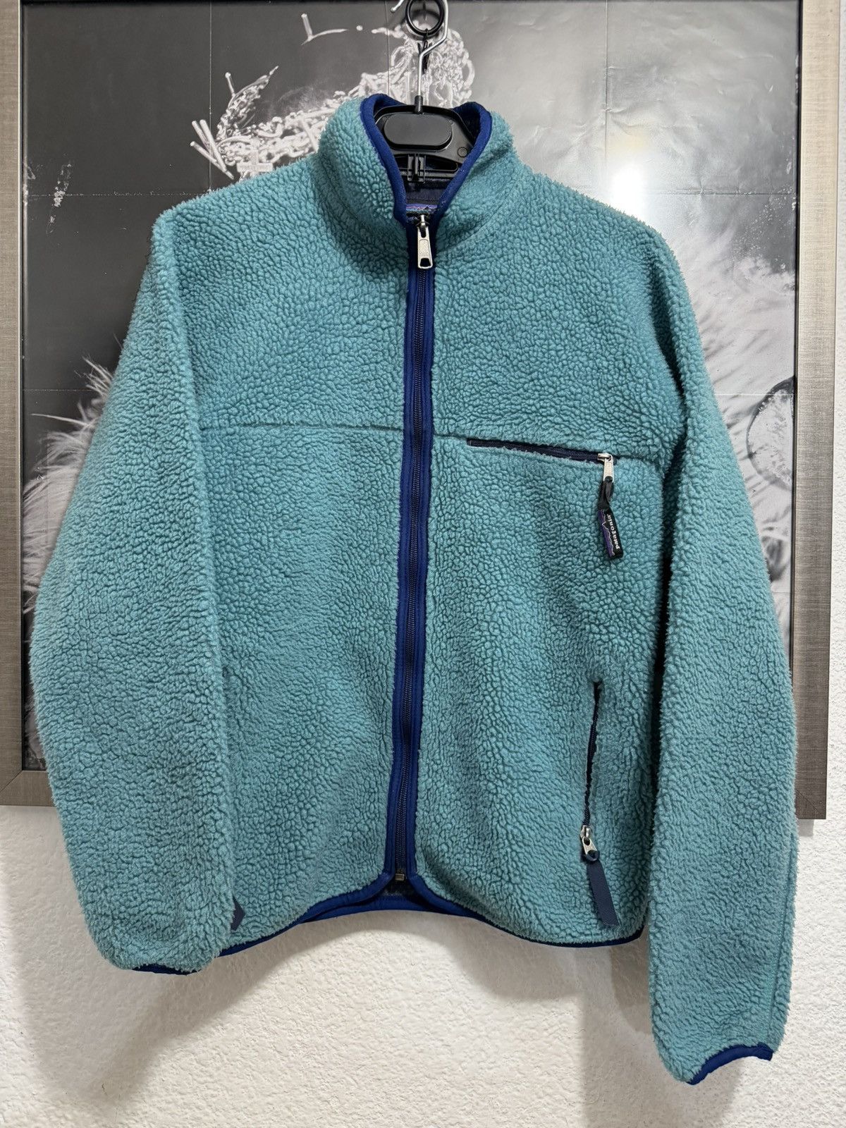Patagonia PATAGONIA BABY RETRO PILE CARDIGAN 1993 RARE GLACIER BLUE Size US XS / EU 42 / 0 - 1 Thumbnail