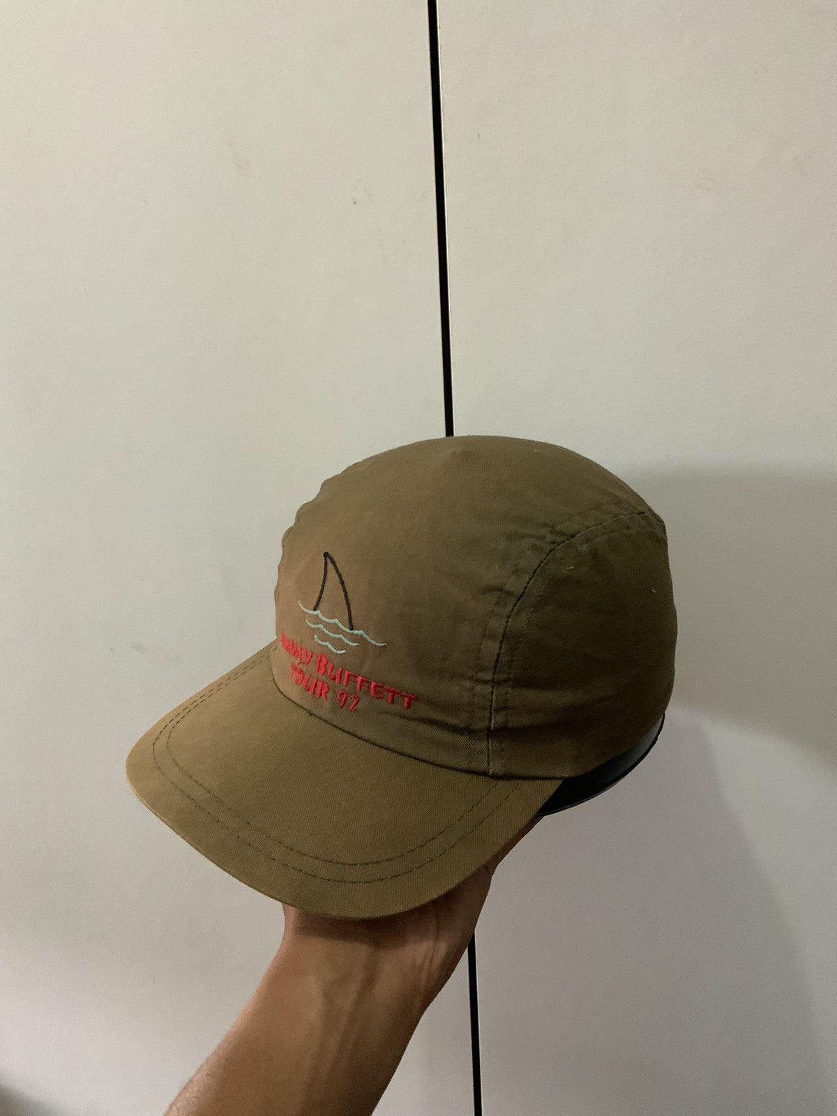 Vintage Vintage Jimmy Buffett Tour ‘92 Brown 3 Panel Hat Cap Size ONE SIZE - 2 Thumbnail
