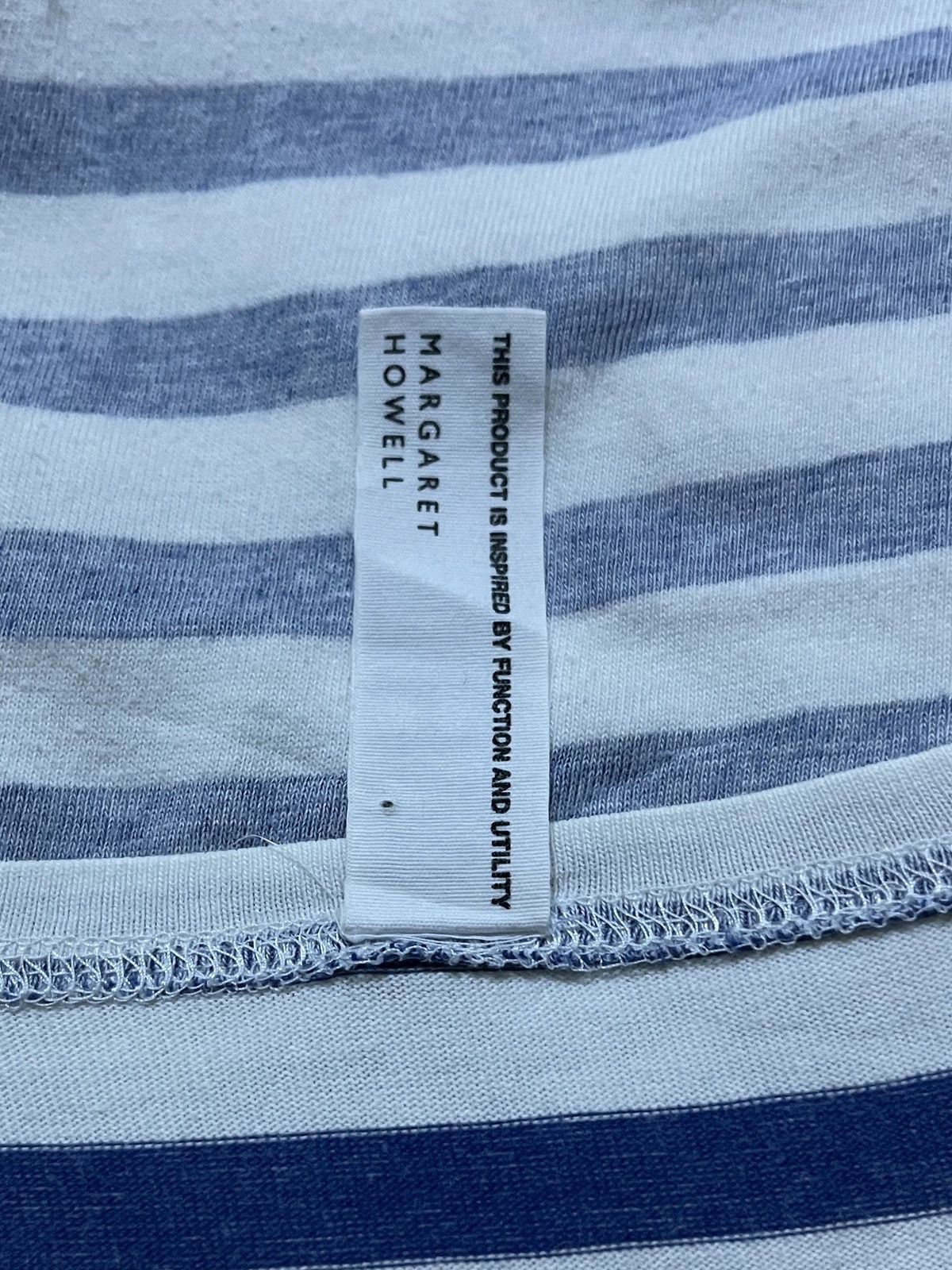 Japanese Brand × Margaret Howell MHL Striped Boat Neck T Shirt Size M / US 6-8 / IT 42-44 - 14 Thumbnail