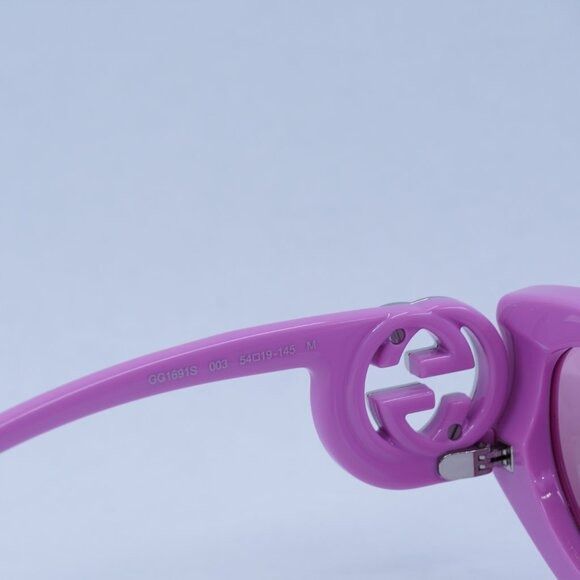 Gucci 🕶️ New Gucci GG1691S 003 Sunglasses - Pink Frame Size ONE SIZE - 8 Thumbnail