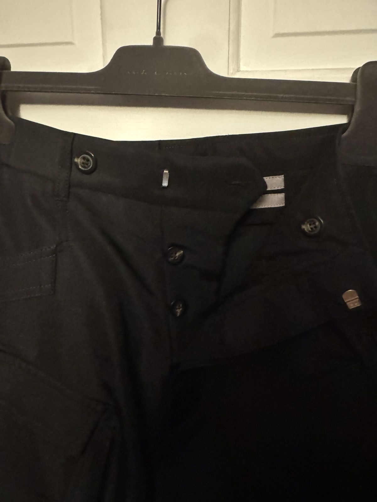 Rick Owens Rick Owens Black Tailored Flat Cargo Pants Size US 29 - 4 Thumbnail