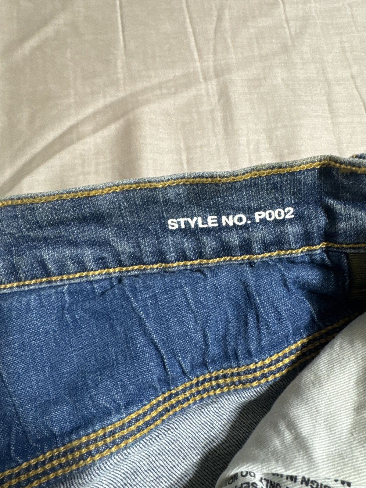 Purple Brand Purple Brand- P002 Mid Indigo Destroy Paint Size US 31 - 4 Thumbnail