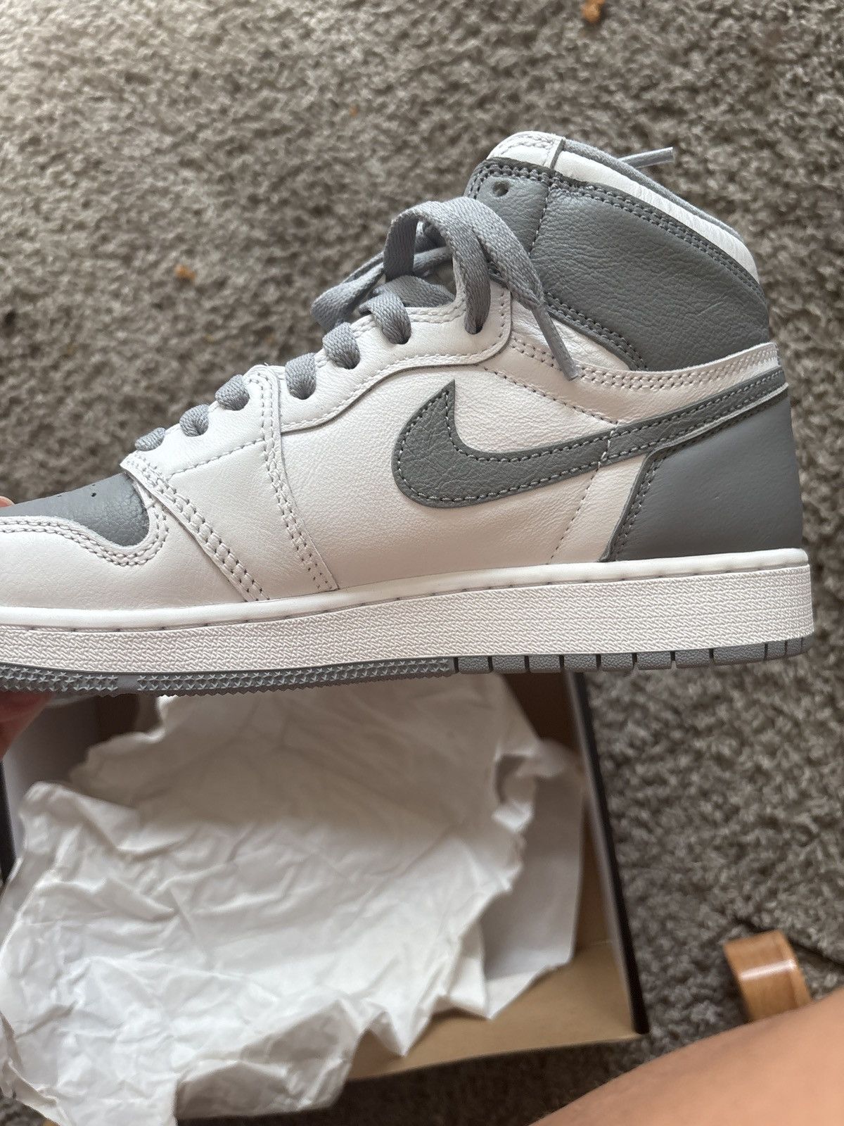 Jordan Brand Jordan 1 mid “ stealth” Size US 7 / EU 40 - 7 Thumbnail
